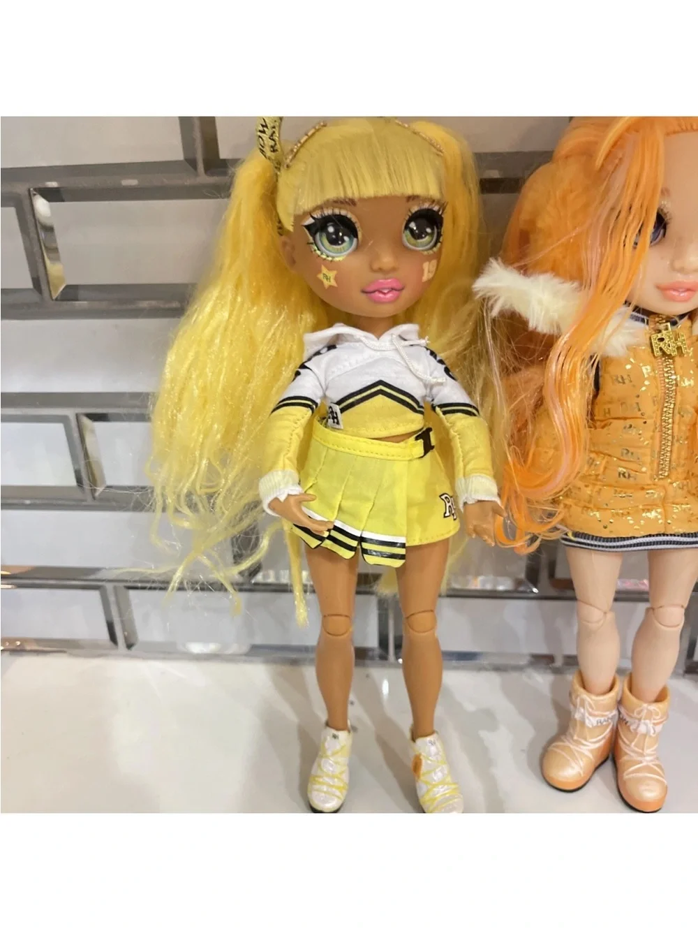 Rainbow High Doll - Cheerleader Sunny Madison Rowan Winter Break GREAT